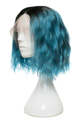 Peruca Naturala Gabriela Ombre Albastru